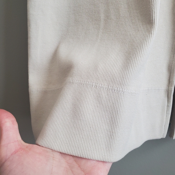 Rowan Dylan Knit Maxi Tank Dress Ribbed Slit In Bone Cream Size XS - Picture 7 of 8